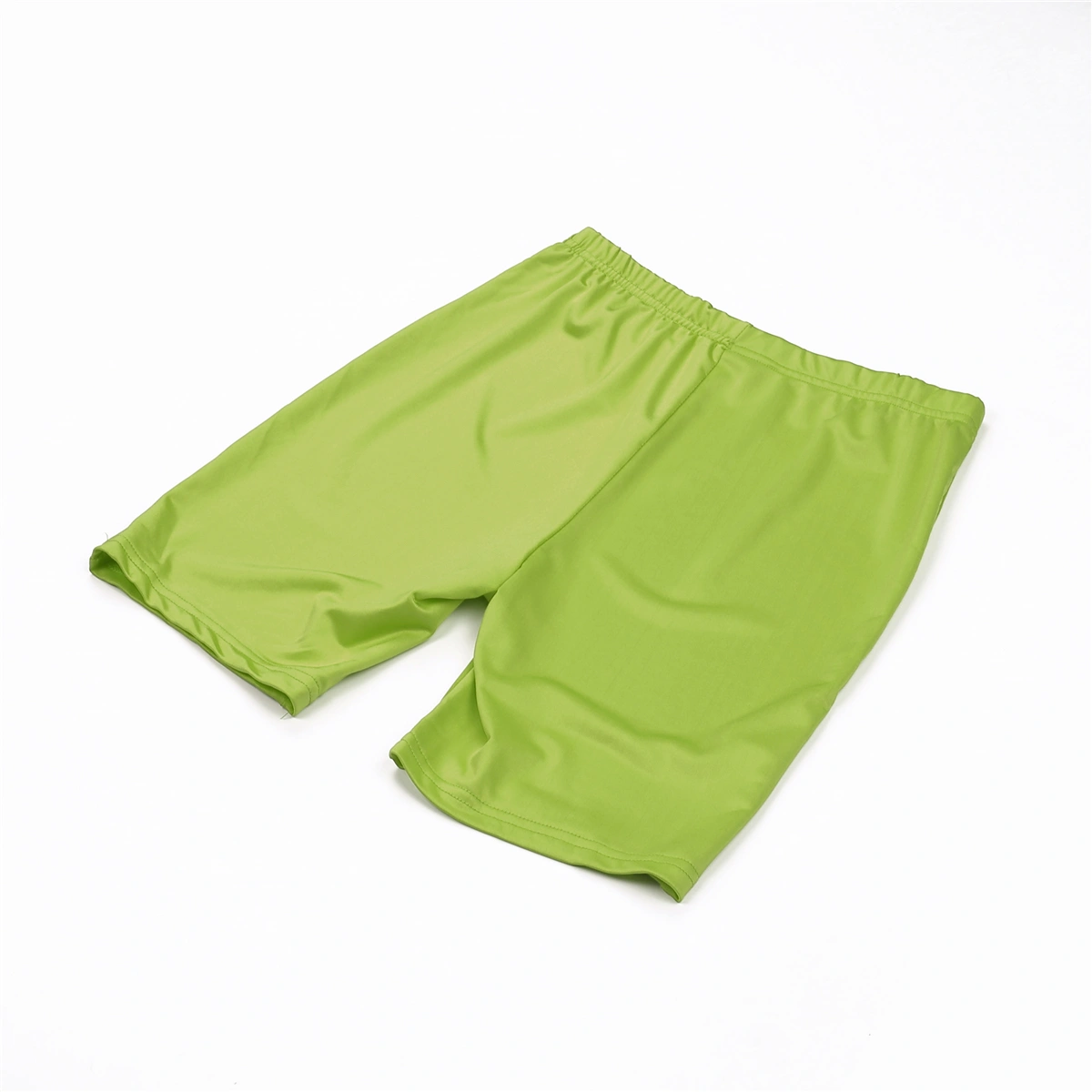Women Summer Sports Pants Short Solid High Waist Tummy Control Pants