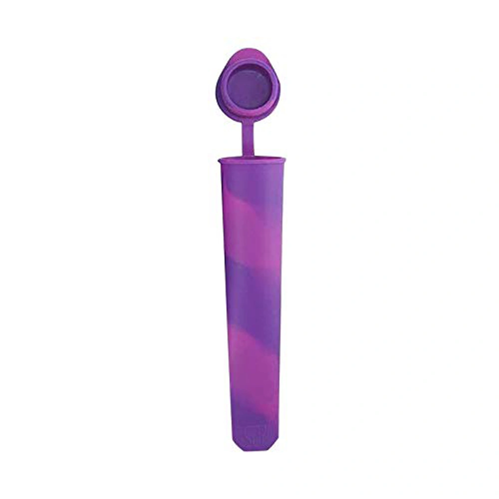 Popsicle Molds, Reusable Tie-dye Silicone Ice Pop Maker with Lid