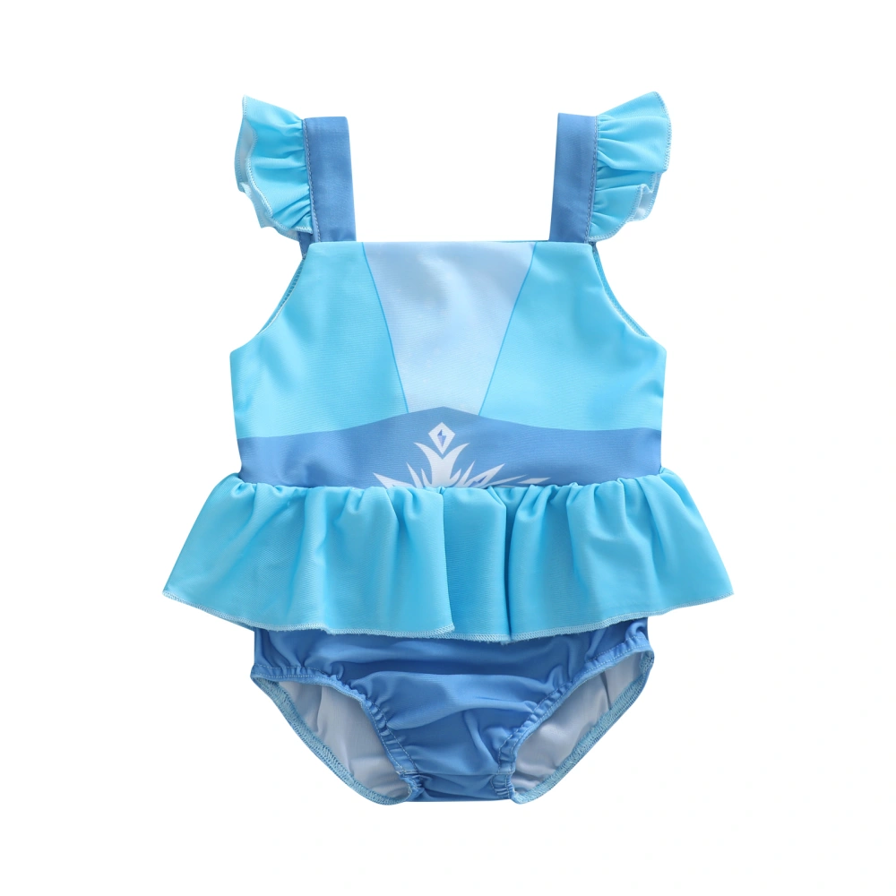 Baby Girl Summer Swimsuit Cartoon Character Cosplay Dress Swimwear