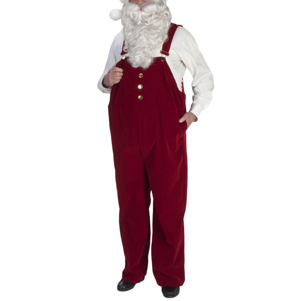 Adult Santa Claus Costume, Suspender Jumpsuit Festival Clothing