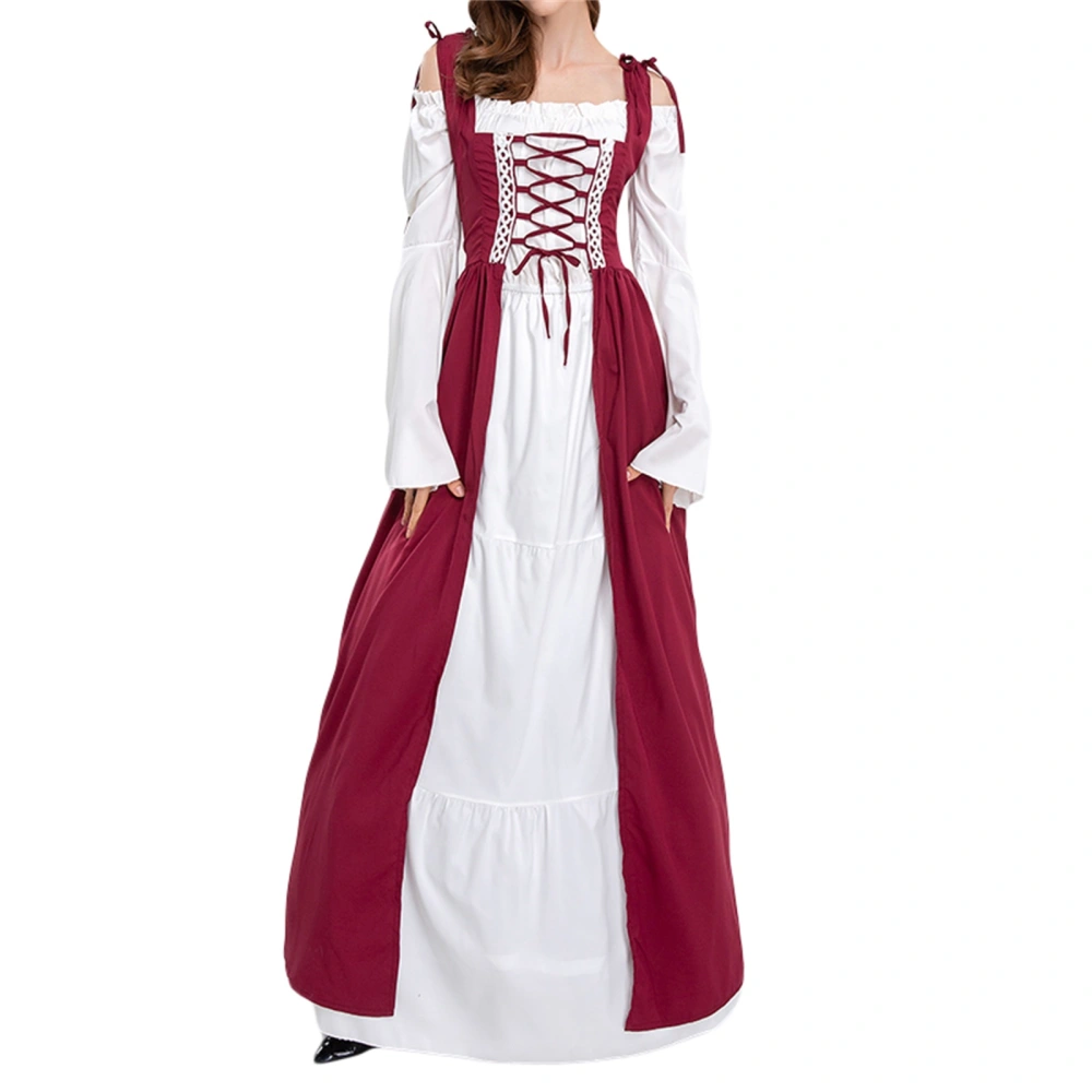 Women's Cosplay Costumes Suits, Long Sleeve Dress + Outer Lining Wear