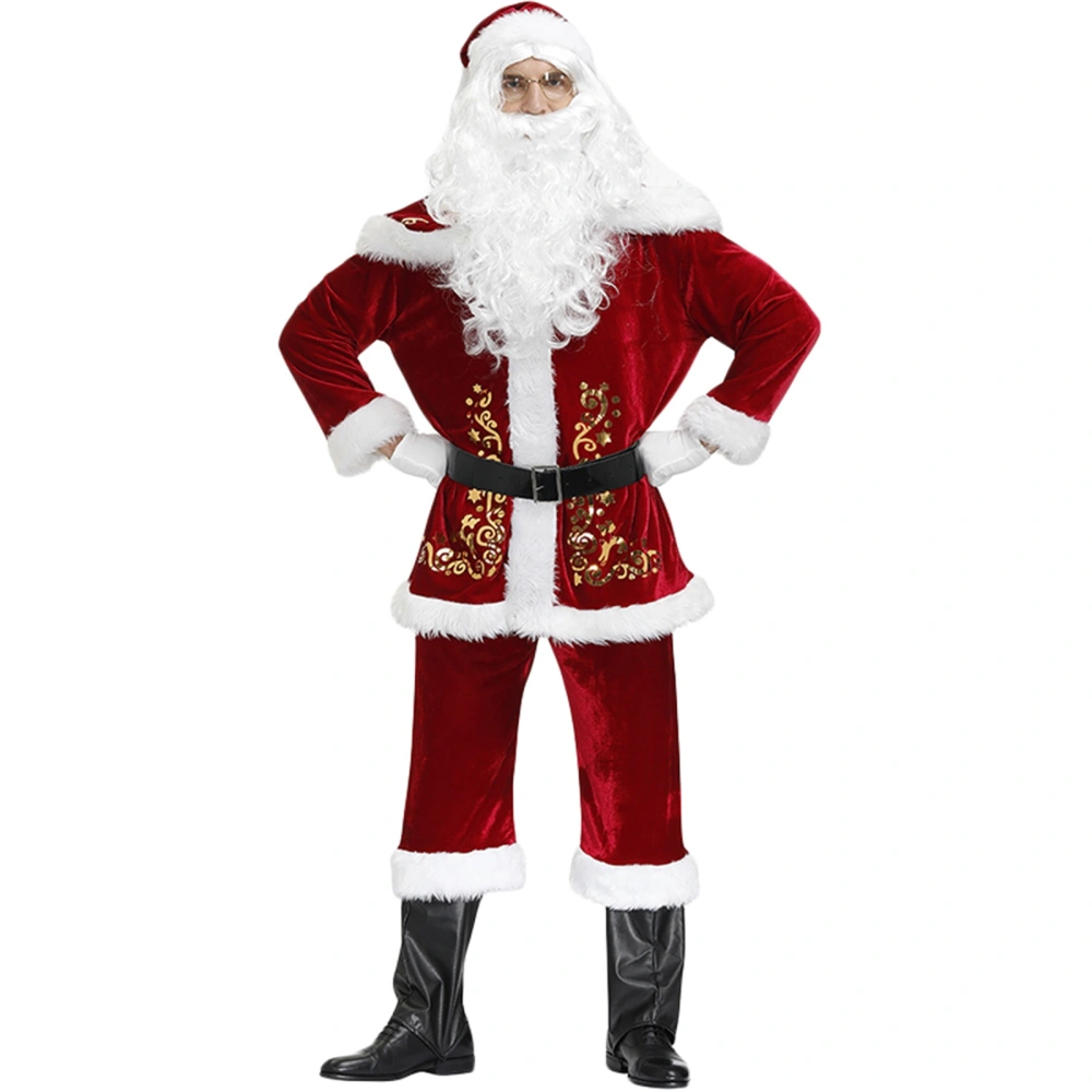 Adult Christmas Costume Santa Princess Cosplay Outfit for Men Women