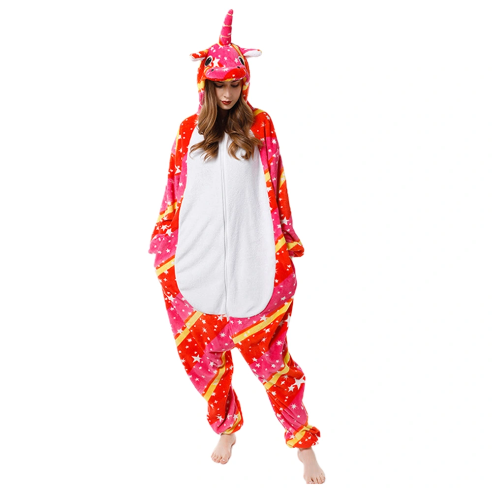 Women’s Animal Pajamas, Long Sleeve One Piece Jumpsuit Sleepwear