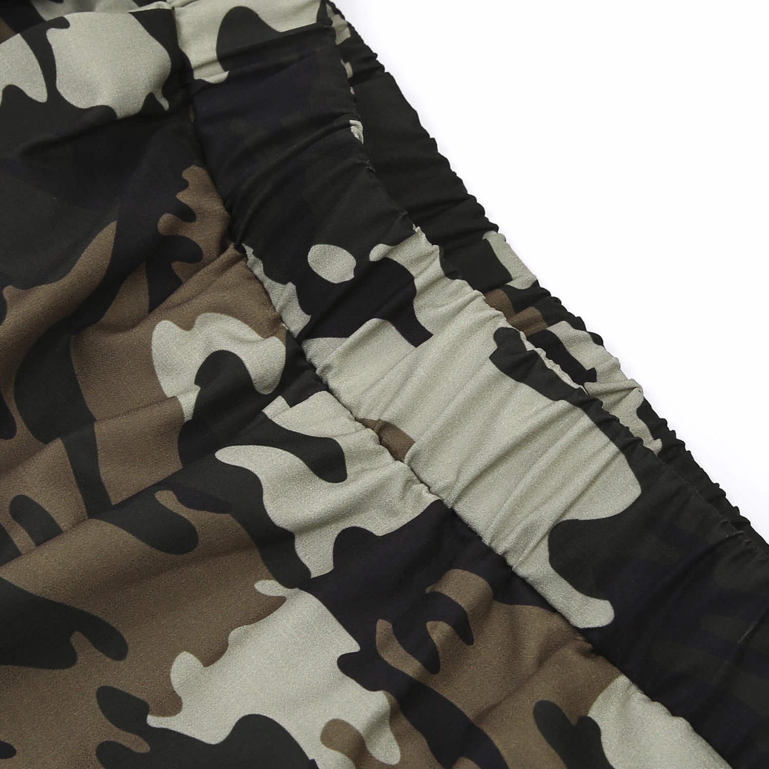Woman's Camouflage Casual Trousers, Loose Long Elasticated Waist Pants