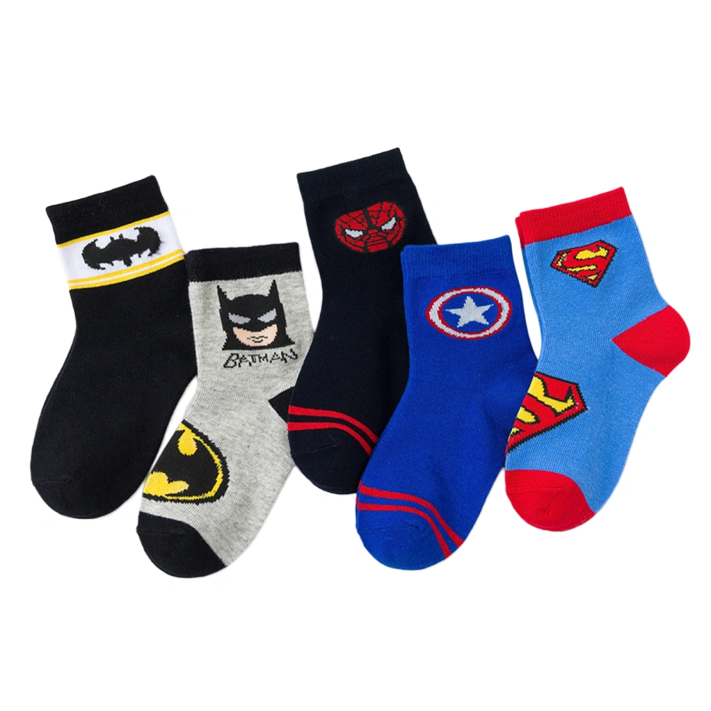 Cute Kids Cartoon Stocking, Child Cotton Breathable Stocking