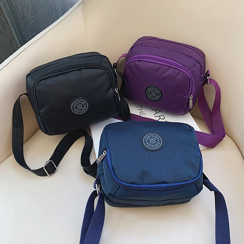 Casual Shoulder Bag, Waterproof Adjustable Strap Zipper Crossbody Bag