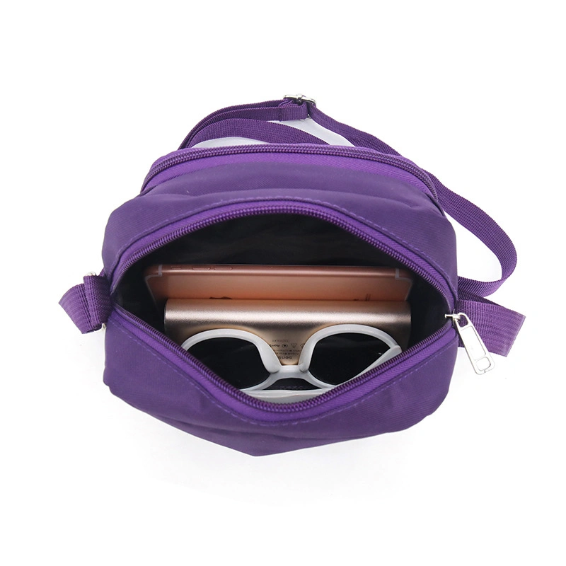 Casual Shoulder Bag, Waterproof Adjustable Strap Zipper Crossbody Bag