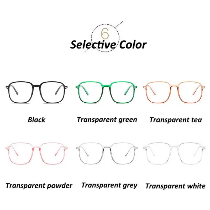 Blue Light Proof Glasses, Square Frame Eyewear for Work Study