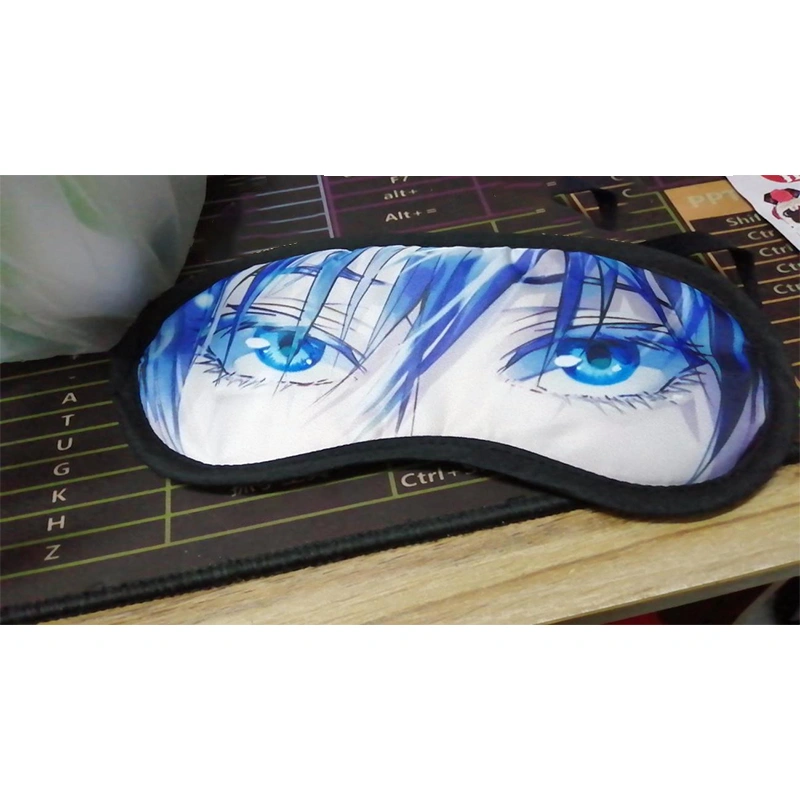 Unisex Eye Mask, Cartoon Eyes Printed Pattern Smooth Blindfold