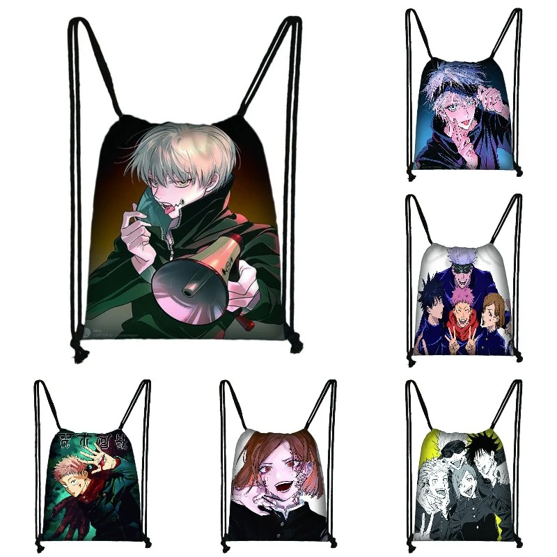 Drawstring Bag for Adults/ Teenagers, Cartoon Printing Backpack