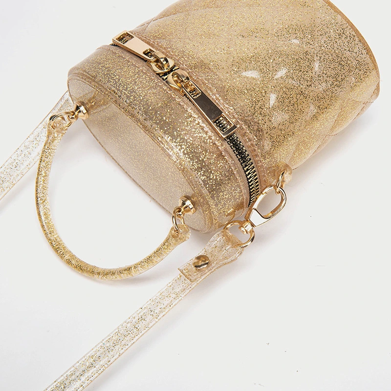 Women's Small Crossbody Purse, Cylindrical Bucket Bag Evening Clutch
