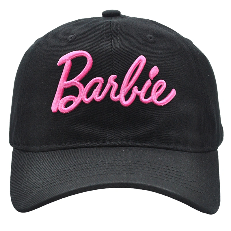 Women Barbie Baseball Hats Letter Embroidery Fashionable Sunshade Peaked Cap