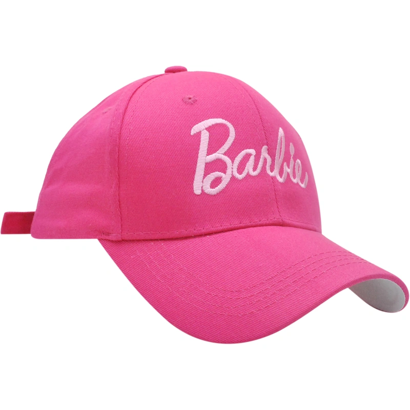 Women Barbie Baseball Cap, Embroidery Letters Adjustable Hat for Casual Daily