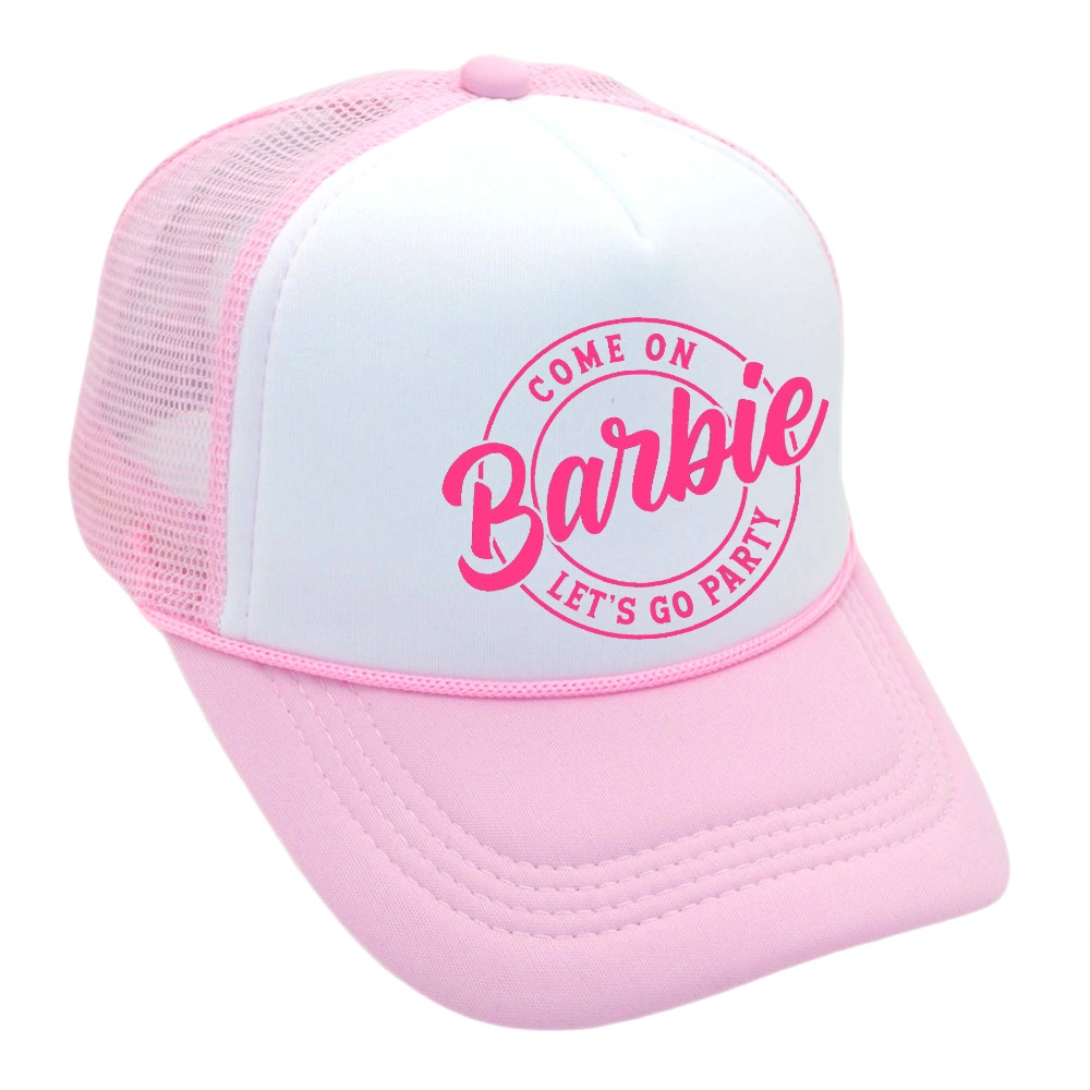 Barbie Baseball Cap for Women Girl, Letter Print Adjustable Cute Hat