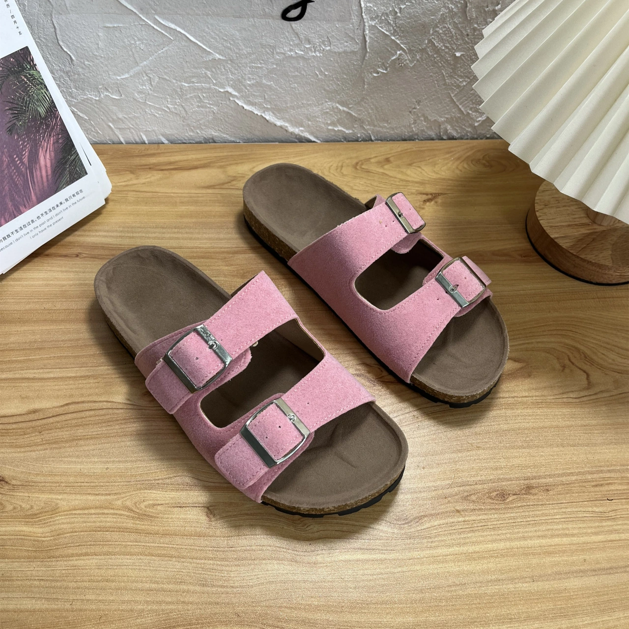 Women's Barbie Sandals Adjustable Non Slip Double Buckle Slides Shoes