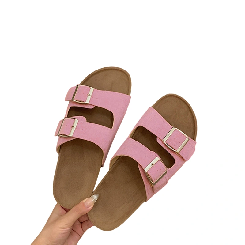 Women's Barbie Sandals Adjustable Non Slip Double Buckle Slides Shoes