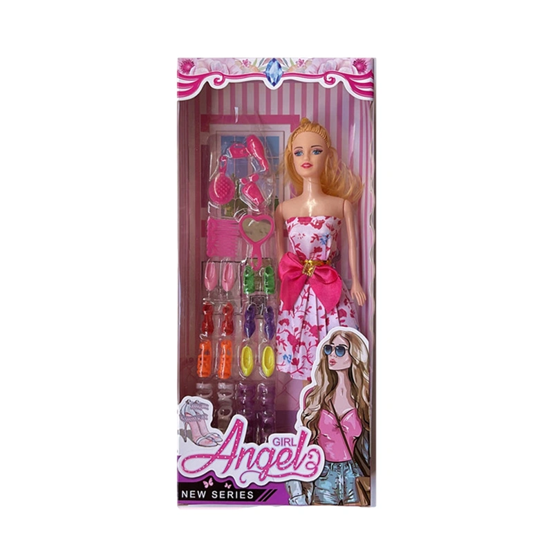Barbie Doll Set, Sweet Colorful Pretend Play Set Birthday Gift