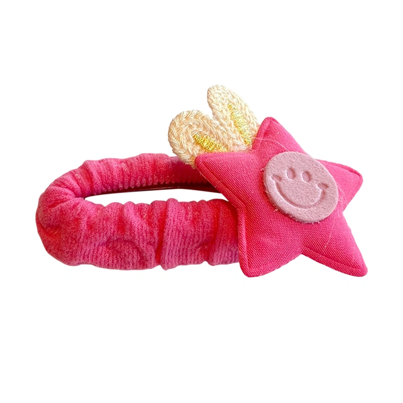 Star Heart Hair Clips for Women Girls Cute Plush Bangs Side Duckbill