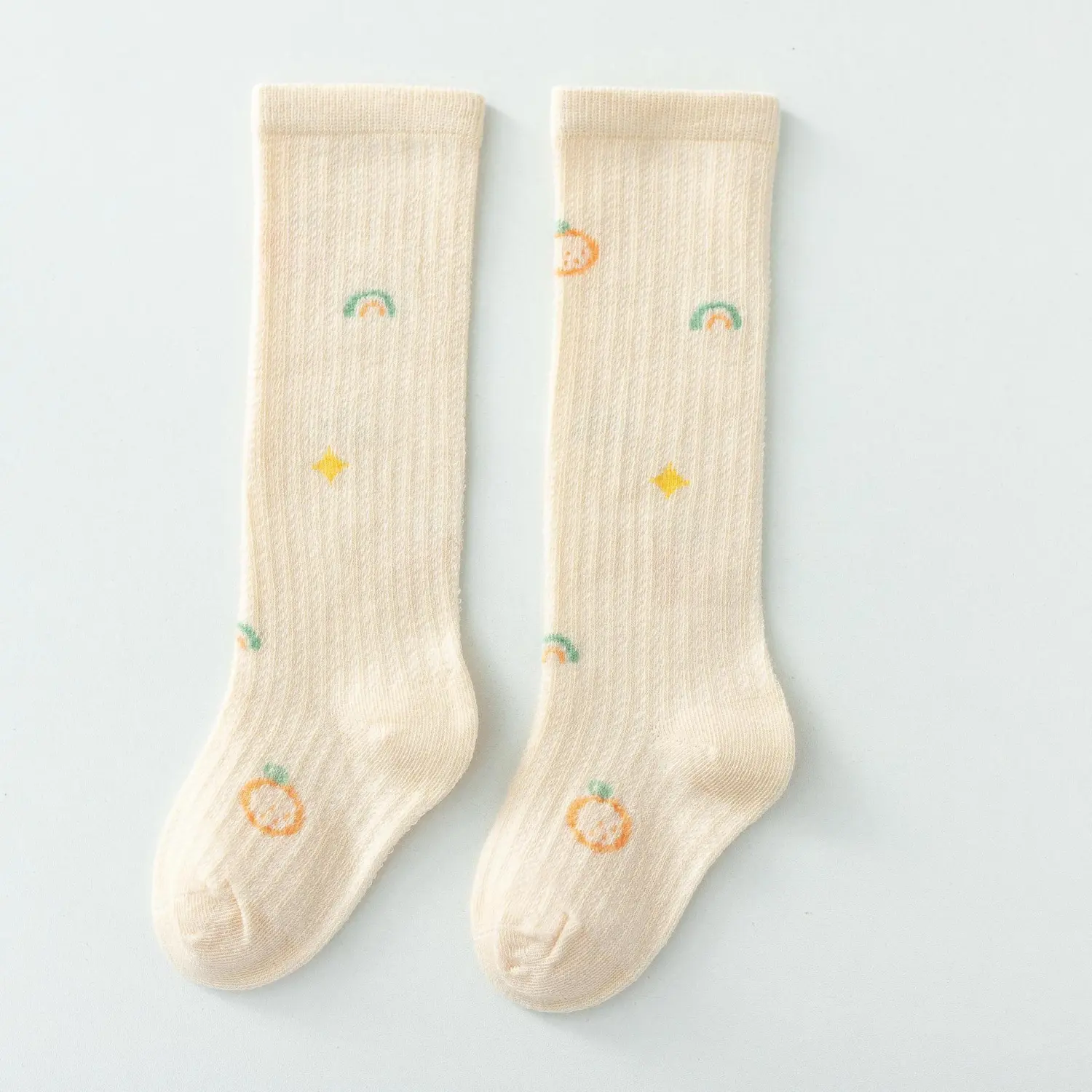 Kids Toddler Cartoon Socks Soft Breathable Cute over the Knee Socks 