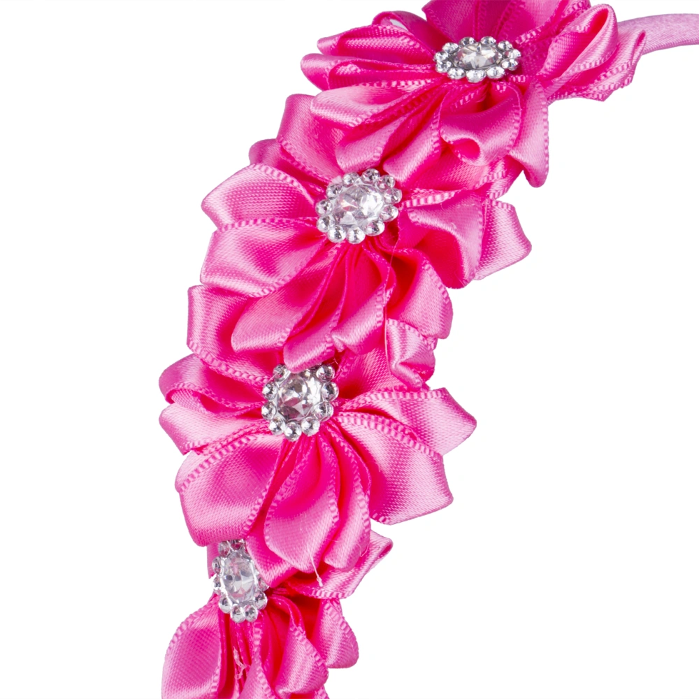 Princess Baby Girls Headband Cute Floral Rhinestone Hair Ornament Headwear