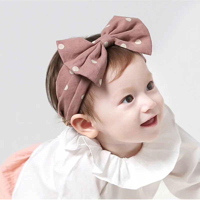 Baby Headband, Polka Dots Bowknot Headband Headwear Hair Accessories