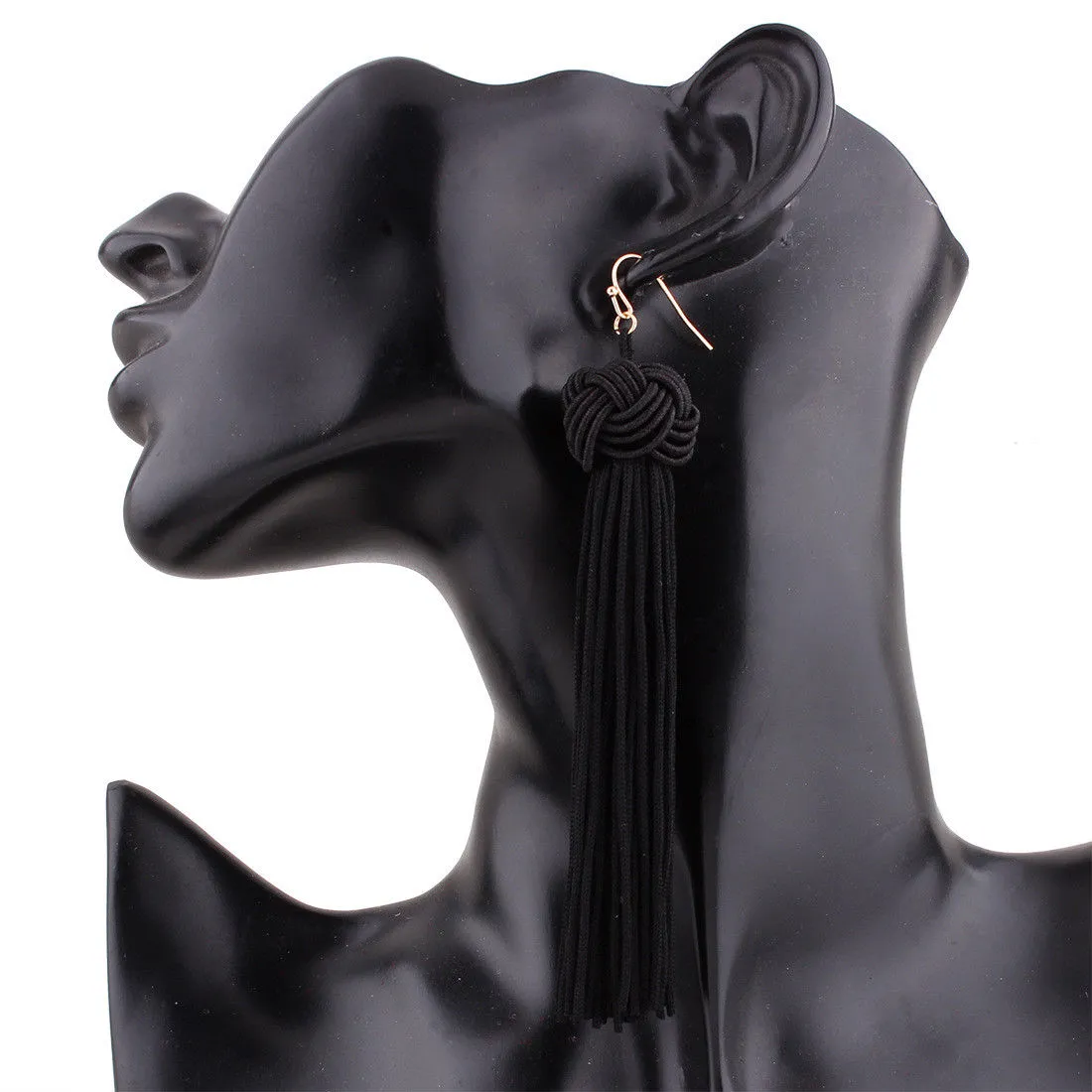 Ladies Earrings Light Wearable Round Ball Tassel Decorative Fashion Earrings