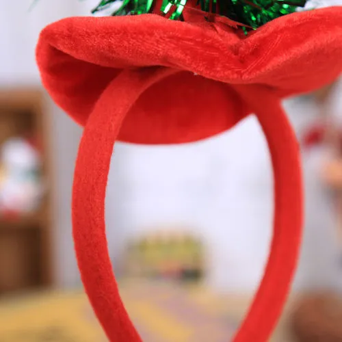 Children's Hair Hoop Stylish Christmas Tree Embellished Thin Headband