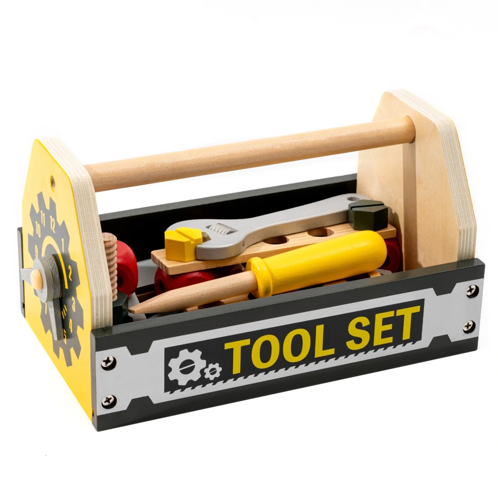 Children Play Toolbox Kit, Boys Girls Casual Plaything Workbench Tools