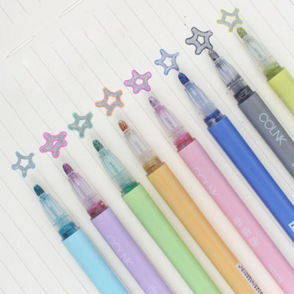 Double Line Pen Magic Outline DIY Album Highlighter Marker Pen