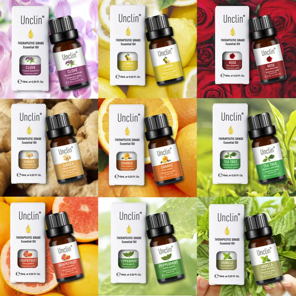 10ml Essential Oils 100% Pure and Natural Aromatherapy Essential Oils Fragrance