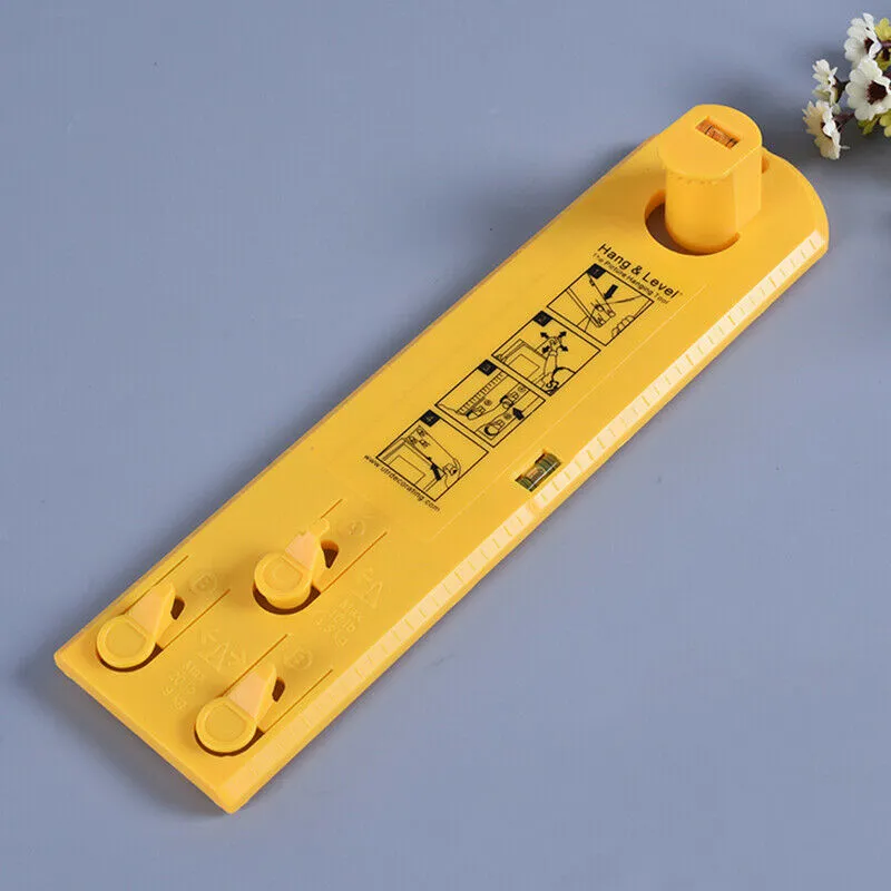 Multifunction Level Ruler Measuring Tool Wall Photo Hang Level Ruler
