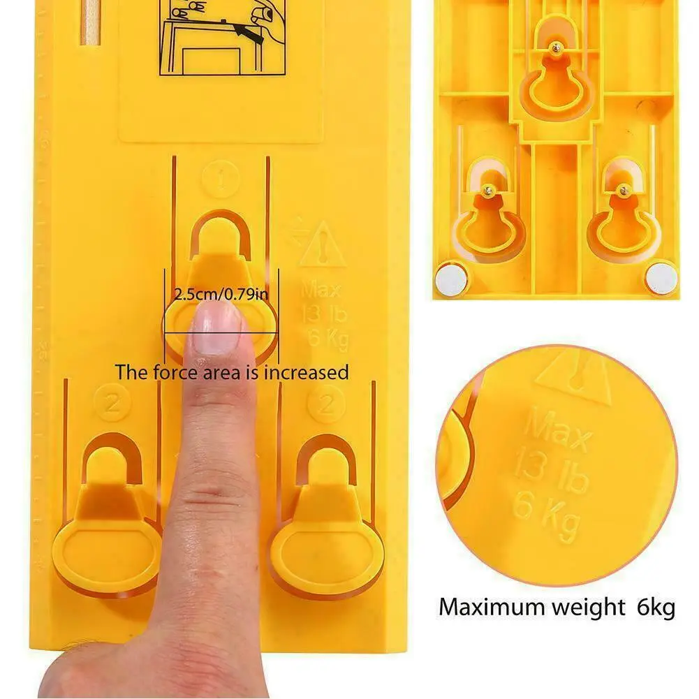 Multifunction Level Ruler Measuring Tool Wall Photo Hang Level Ruler