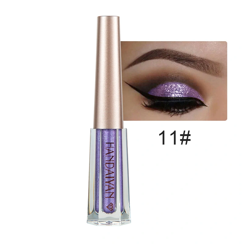 Ladies Eyeshadow Solution Waterproof Bottle Shiny Multicolor Liquid Eyeshadow