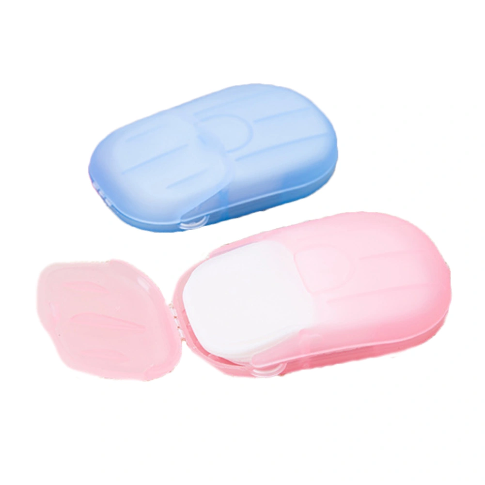 Portable Soap Paper, Hand Washing Foaming Soap Tablets for Indoor Outdoor