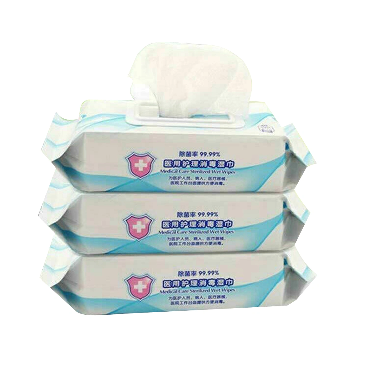 75% Alcohol Disposable Wet Wipes, 99.99% Sterilization Sterile Prep Pads