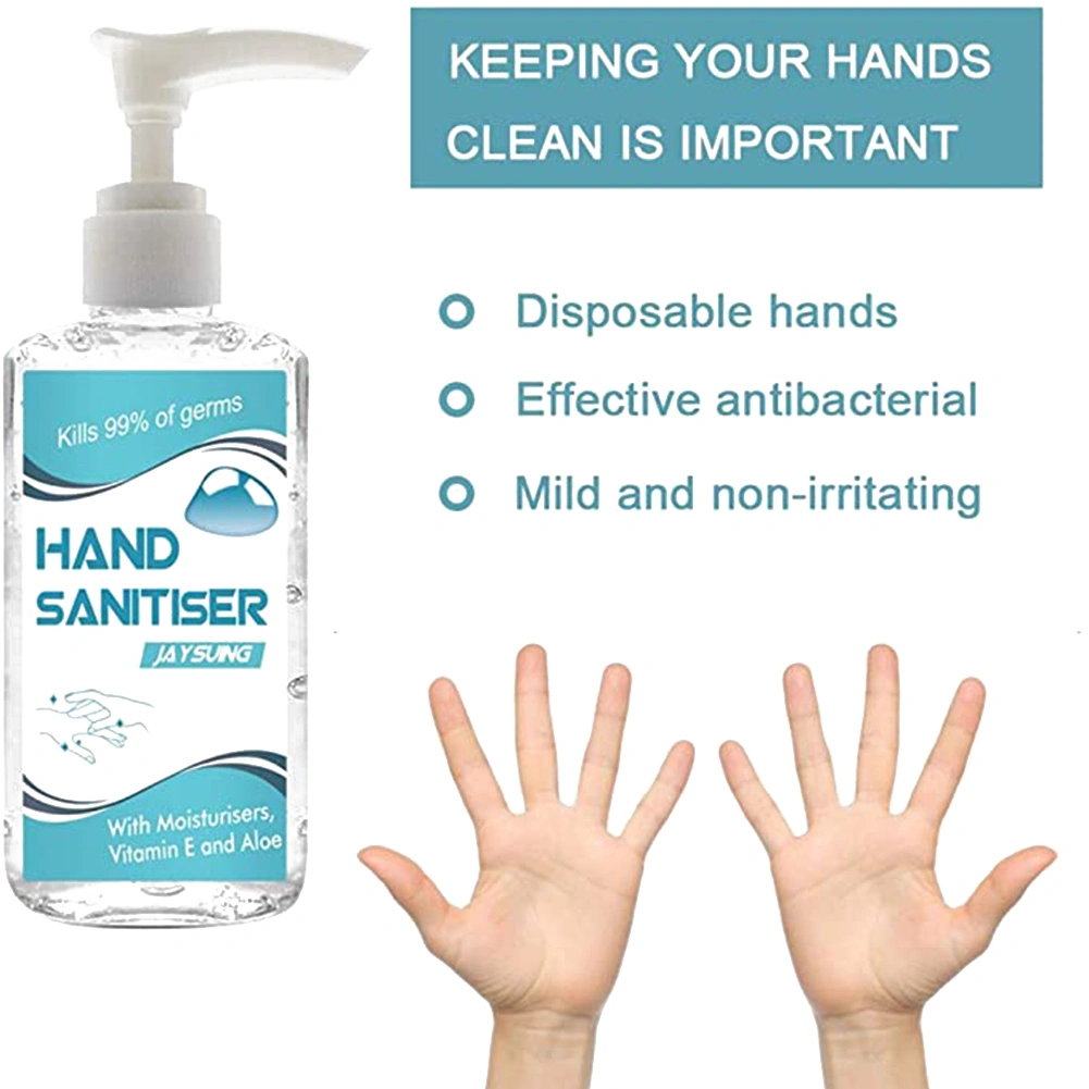 Portable No Rinse Hand Soap, 24 Hour Protection Hand Sanitizer with Pump