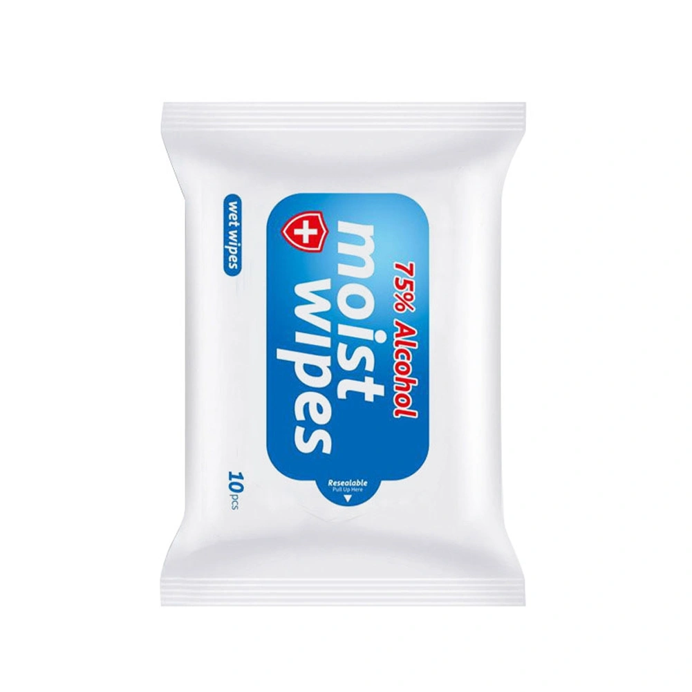 75% Disposable Alcohol Wet Wipes, Sterile Moist Wipes for Daily Life