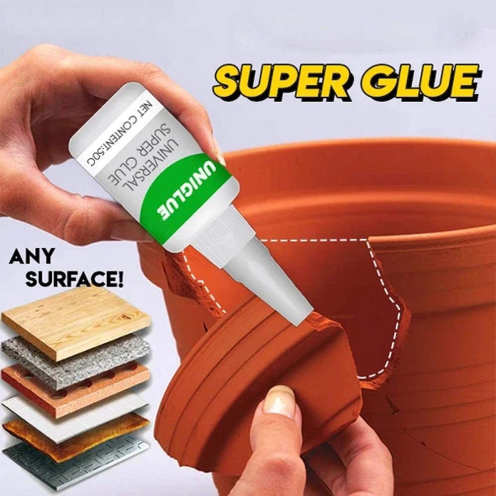 50ml Super Glue, Multifunction Waterproof Quick Dry Contact Glue