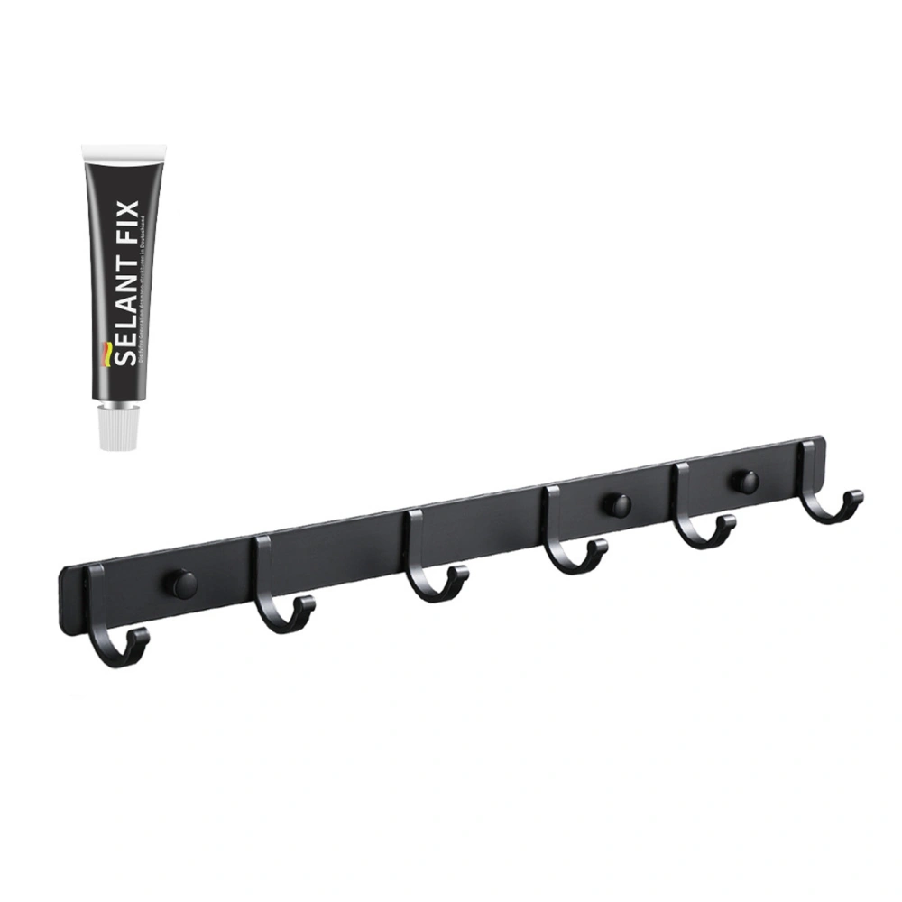 Wall Hooks Rack, Multi-Functional Self-Adhesive Heavy Duty Coat Rack