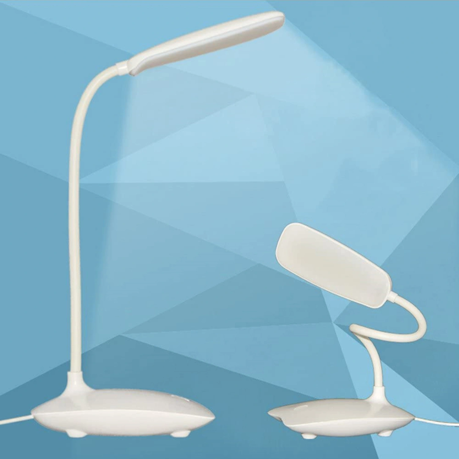 LED Desk Lamp, Eye-Friendly Table Lamps, 360° Rotation Portable Reading Light