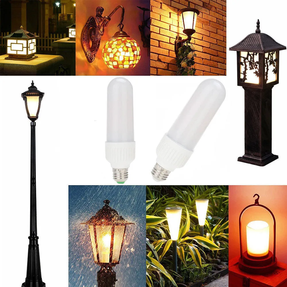 LED Flame Effect Light Bulb, Halloween Decorations Flickering Light Bulb