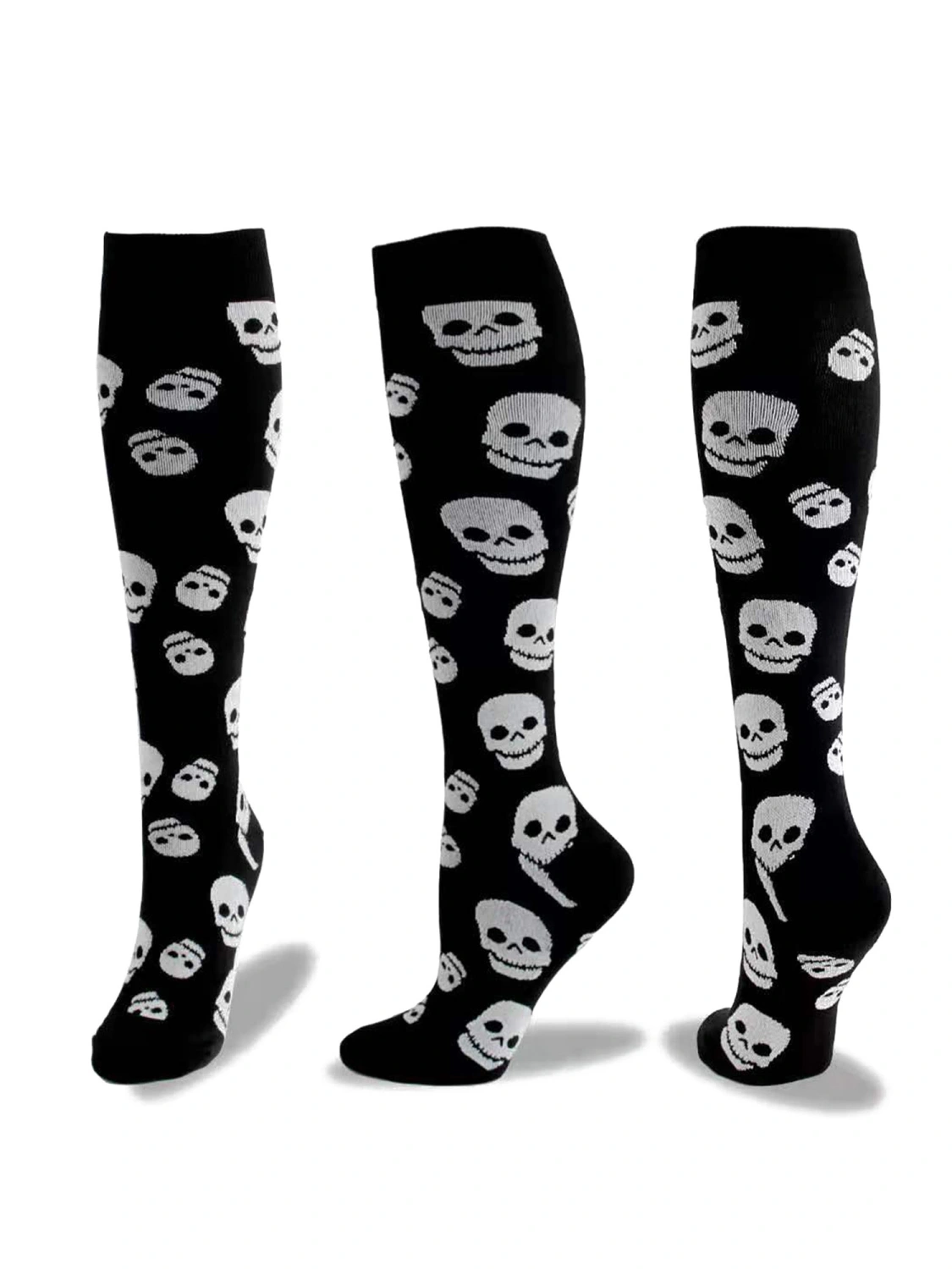 Halloween Compression Socks, Elastic Athletic Running Calf Socks
