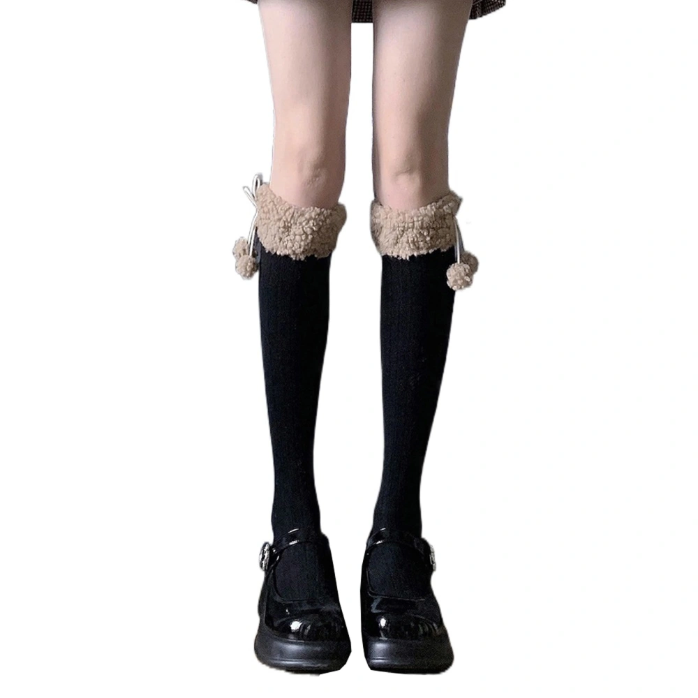 Women Plush Socks, Spring Fall Winter Leg Cover Socks Female Gift 