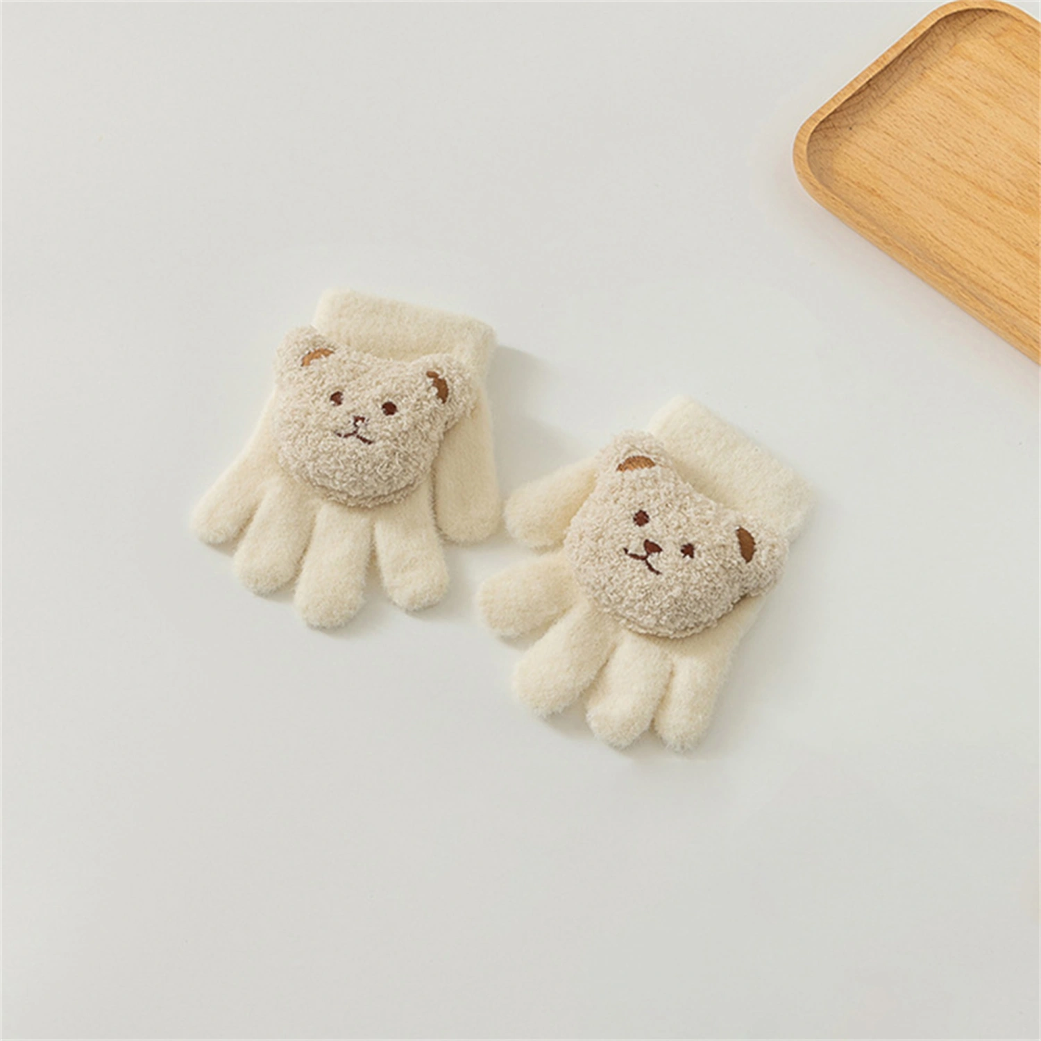 Animal Mittens for Boys Girls, Soft Winter Warm Baby Snow Gloves