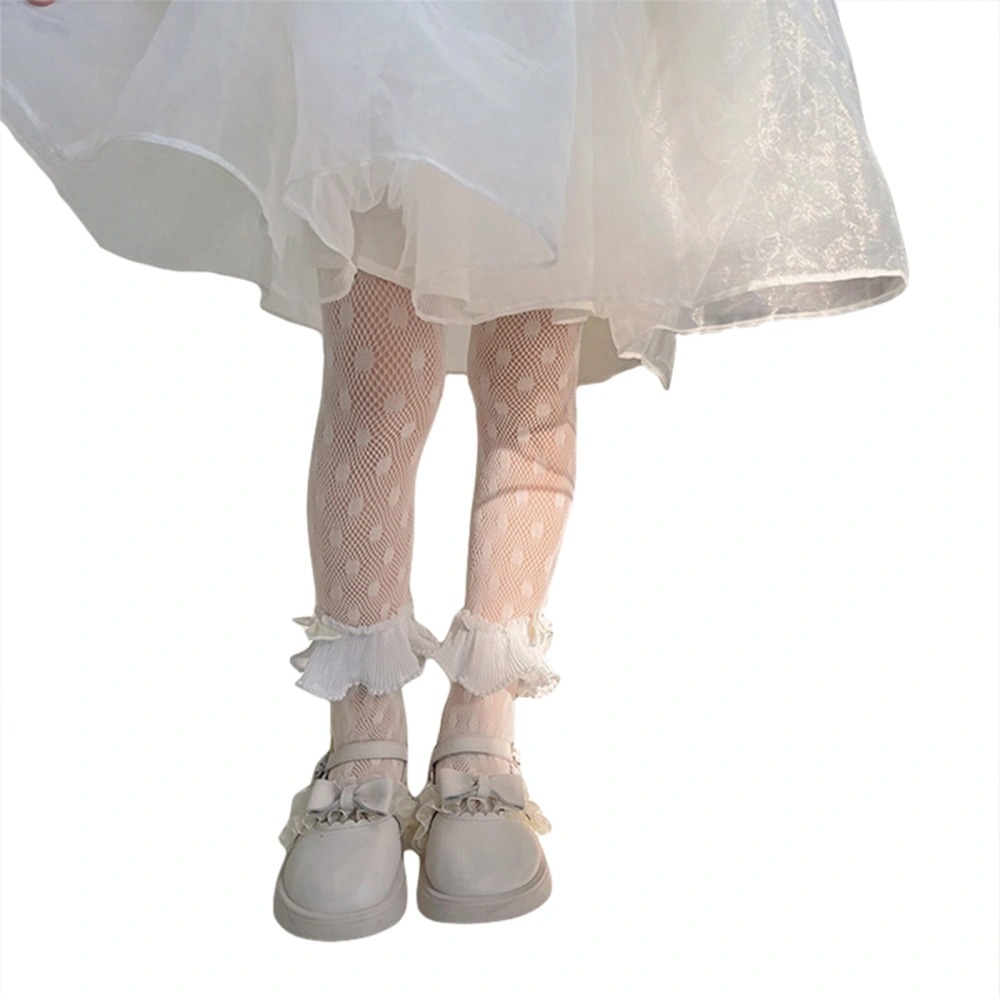 Kids Girls Pantyhose, Mesh See-through Patchwork Lolita Stockings