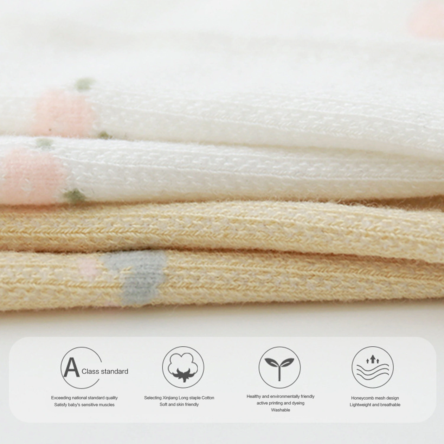 Baby Girls Princess Socks Knee High Socks for Mosquito Protection