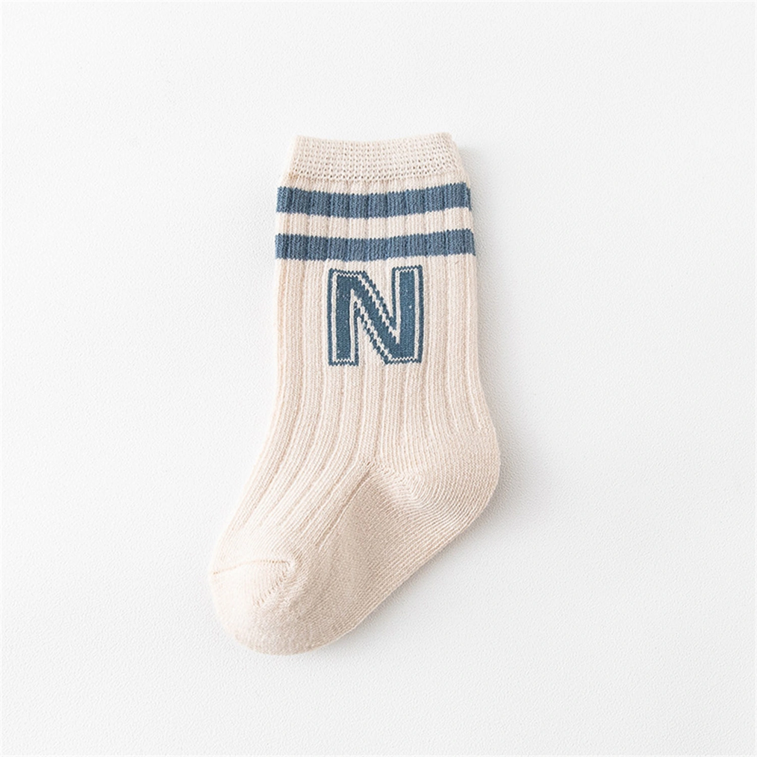 Kids Toddler Ankle Socks Soft Breathable Cute Letter Print Crew Socks 