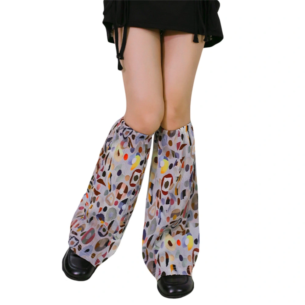 Women Leg Warmer, Colorful Soft Knee-high Leg Warmers Lolita Socks