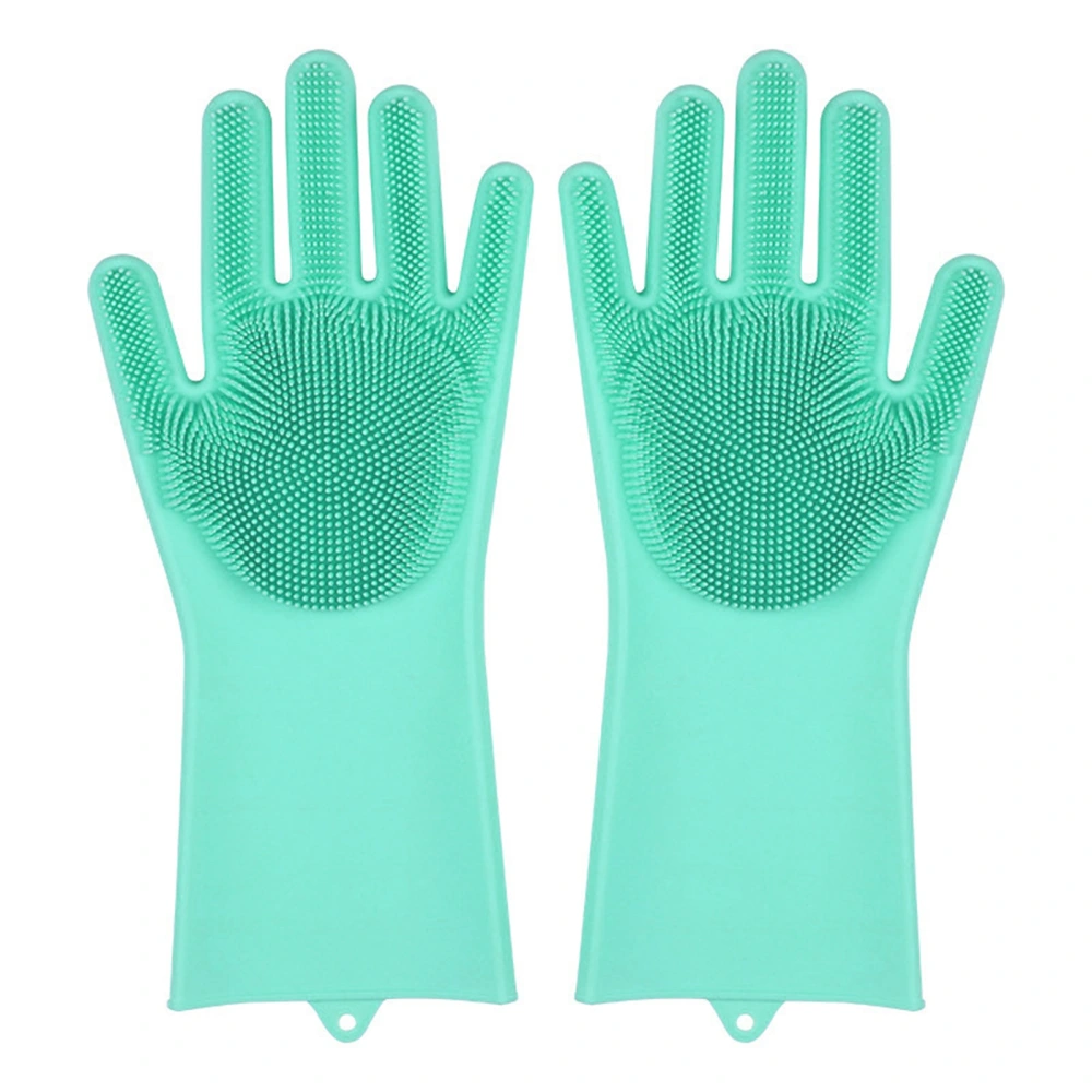 Silicone Dishwashing Gloves Reusable Cleaning Gloves Household Gloves