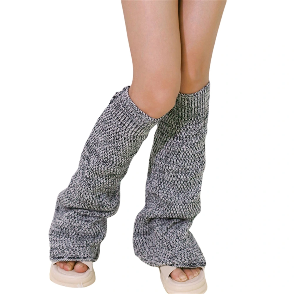 Women's Knit Leg Warmers Winter Warm Knee High Socks Boot Cuffs